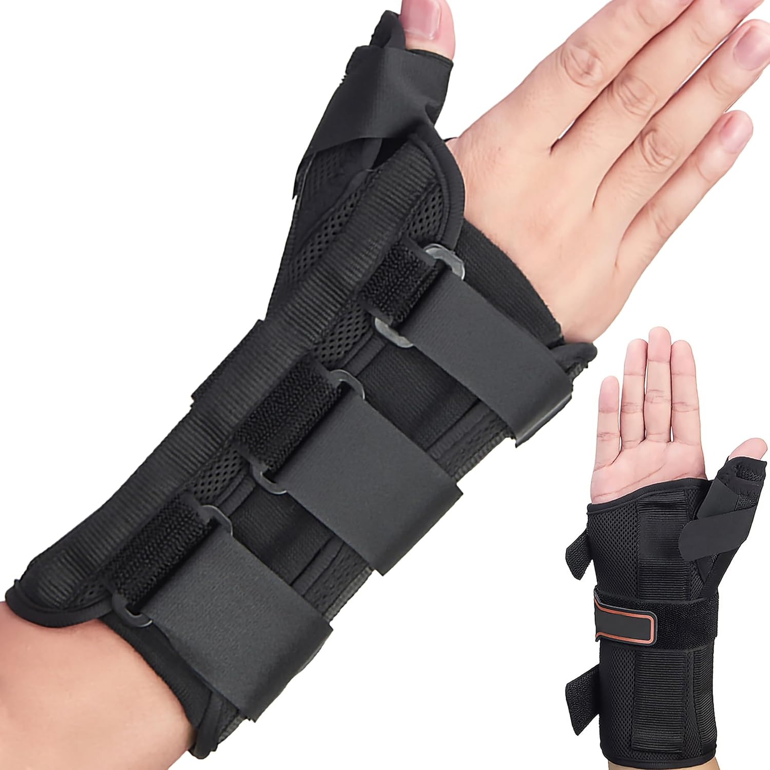 Wrist Brace & Thumb , for 's Tenosynovitis, Tendonitis, Carpal Tunnel & Arthritis Wrist Support Thumb Splint (Right Hand - Medium)