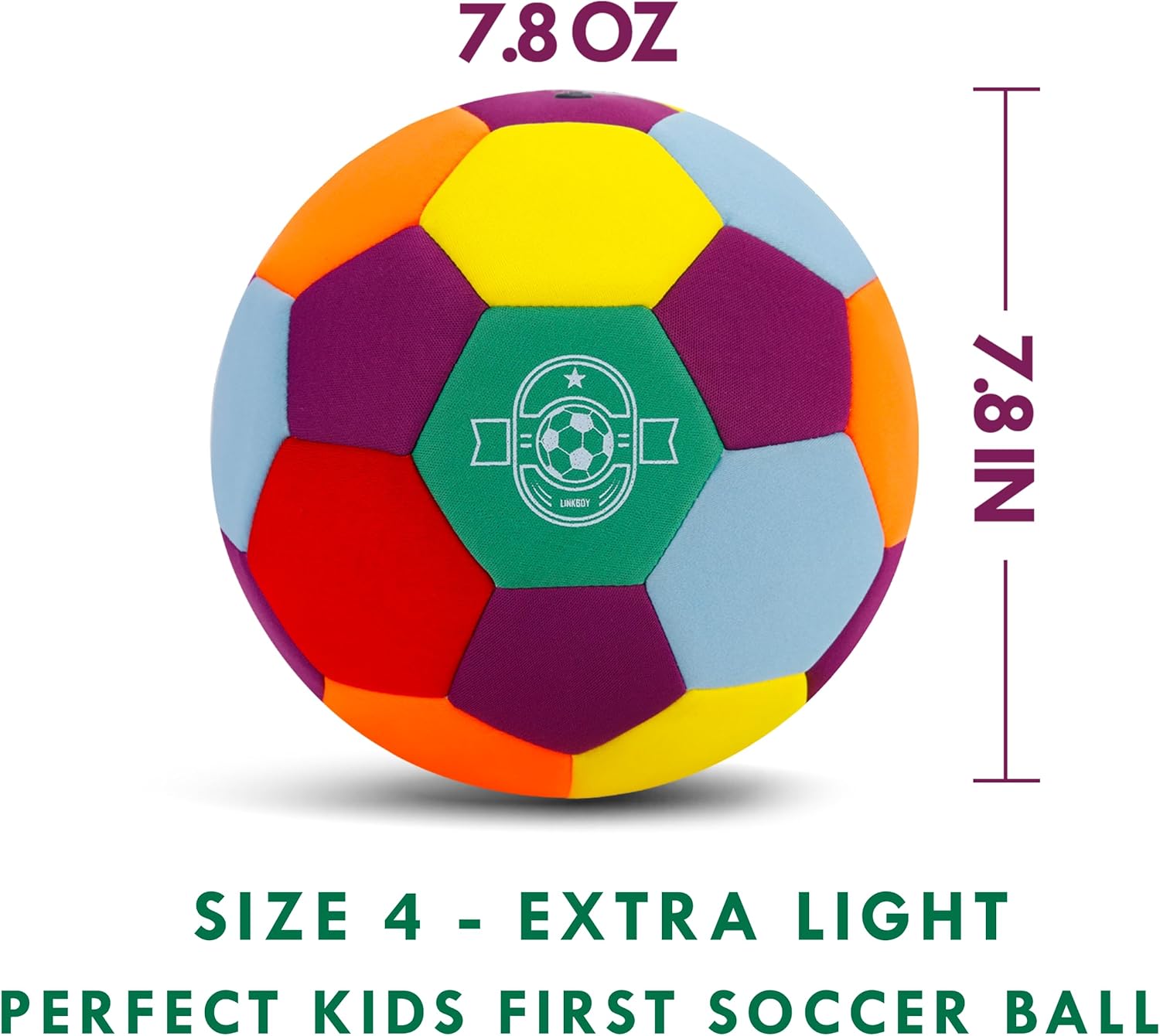 Soft Indoor Soccer Balls for Juggling, Kids Soccer Ball for Inside House and Yard, Size 4 - Image 2